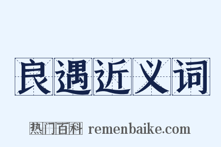 良遇近义词是什么意思的图片